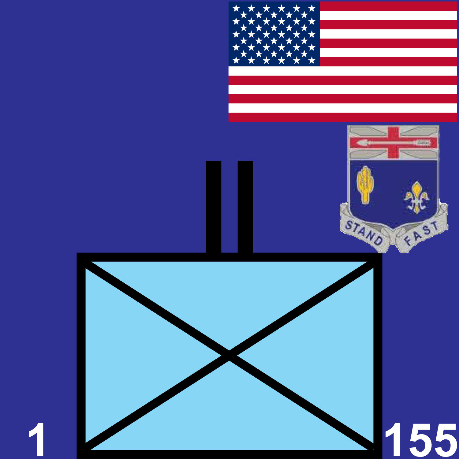 1st Battalion, 155th Infantry Regiment icon